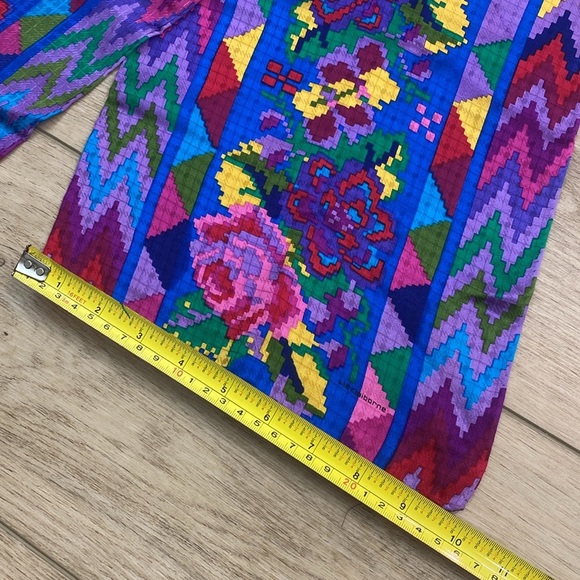 Vintage Liz Claiborne Multicolor Silk Scarf - Picture 5 of 7